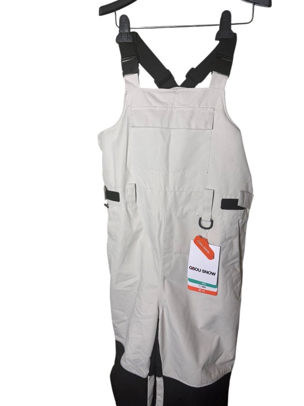 NWT GSOU SNOW BAGGY SNOW BIBS Waterproof Windproof Insulated Size Large